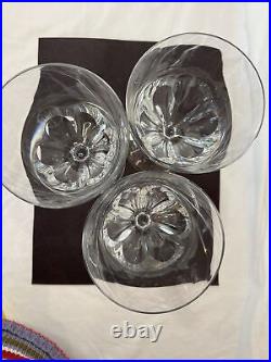 Baccarat Wine/ Water Glasses Genova Set of 3