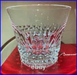 Baccarat Year Tumbler 2021 Crystal Rock Glass Tiara Set of 2 with Box