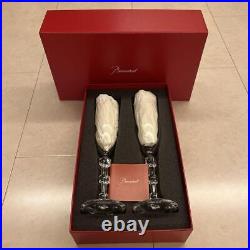 Baccarat champagne glass pair 1