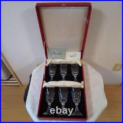 Baccarat old champagne glass set of 6