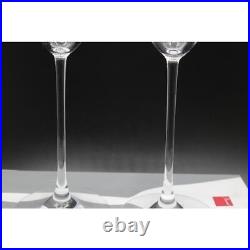 Baccarat philao pair champagne glass tumbler crystal box clear color authentic