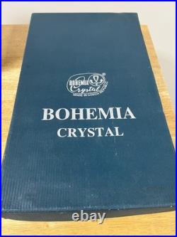 Beautiful Bohemia Czech Republic Lead Crystal Champaign Glasses Set Of 6