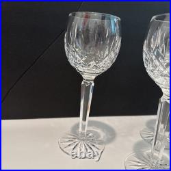 Beautiful Set Of 6 Waterford Lismore Crystal Hock Wine Goblets Glasses Beautiful Set Of 6 Waterford Lismore Crystal Hock Wine Goblets Glasses