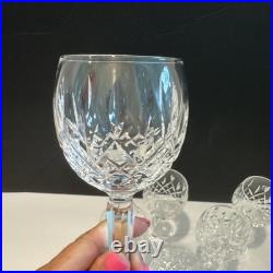 Beautiful Set Of 6 Waterford Lismore Crystal Hock Wine Goblets Glasses Beautiful Set Of 6 Waterford Lismore Crystal Hock Wine Goblets Glasses