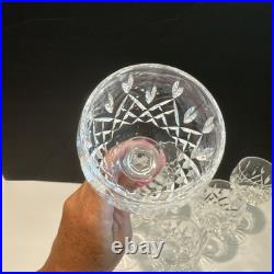 Beautiful Set Of 6 Waterford Lismore Crystal Hock Wine Goblets Glasses Beautiful Set Of 6 Waterford Lismore Crystal Hock Wine Goblets Glasses