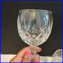 Beautiful Set Of 6 Waterford Lismore Crystal Hock Wine Goblets Glasses Beautiful Set Of 6 Waterford Lismore Crystal Hock Wine Goblets Glasses