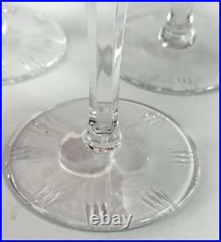 Beautiful Vintage Nachtmann 124 Collection Cranberry Wine Glasses Set of Six