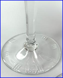 Beautiful Vintage Nachtmann 124 Collection Cranberry Wine Glasses Set of Six