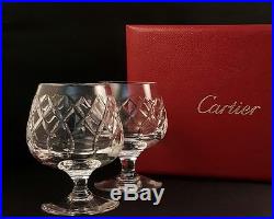 Bicchieri Cristallo by Cartier Crystal Cognac Snifter Set in Presentation Box