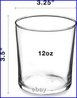 Bodega Collection Glassware Set Of 12 Medium 12 Ounce Drinking Glasses For
