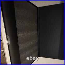 Bohemia Glass Champagne Flute Set of 6 Stemmed Clear Gold Black Round Glassware