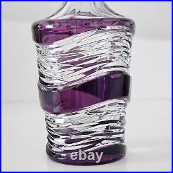 Bohemian Caesar Crystal POEM Luxury Whiskey Set Bottle & Two 11 Oz Tumblers