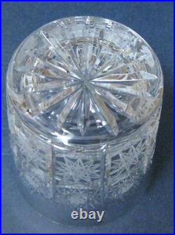 Bohemian Czech Set of 6 Crystal Whisky Glass 320ml/11 oz Hand Cut Queen Lace