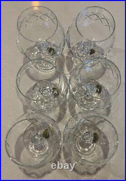 Bristol Fine Cut Bohemia Crystal Brandy Balloons Cognac Snifters 250ml Mint