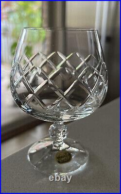 Bristol Fine Cut Bohemia Crystal Brandy Balloons Cognac Snifters 250ml Mint