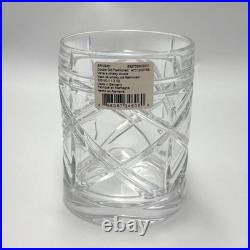 Brogan Crystal Double Old Fashioned Glasses Ralph Lauren Collection Set of 3