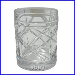 Brogan Crystal Double Old Fashioned Glasses Ralph Lauren Collection Set of 3