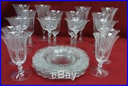 CAMBRIDGE crystal CANDLELIGHT 3111 20-piece SET SERVICE for 4 Water Tea Luncheon