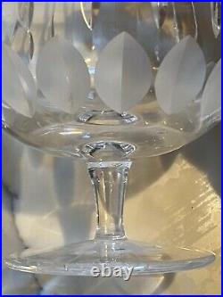 CARTIER LA MAISON DU SHOGUN Crystal Glasses Set Of 6 Brandy Snifters