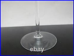 CHRISTOFLE Fine Crystal ALBI Glassware WATER Goblet Pair UNUSED