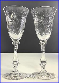 Cambridge Achilles Wine Glasses Set of 2 Vintage Cambridge Achilles Wine Glasses Set of 2 Vintage