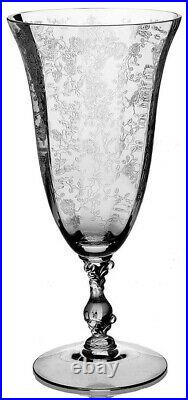 Cambridge Rose Point Crystal Etched Glassware Collection Clear Vintage