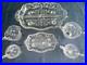 Cambridge Rose Point Crystal Glassware Set of 6 1932-1950