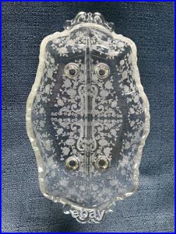 Cambridge Rose Point Crystal Glassware Set of 6 1932-1950 Cambridge Rose Point Crystal Glassware Set of 6 1932-1950