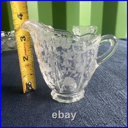 Cambridge Rose Point Crystal Glassware Set of 6 1932-1950 Cambridge Rose Point Crystal Glassware Set of 6 1932-1950