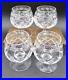 Cartier Crystal Cognac Brandy Snifters Aperitif Signed Beautiful Set Of 4