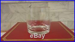 Cartier Crystal Double Old Fashion Tumblers Set/4 Unused In Presentation Box
