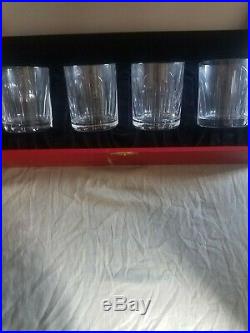 Cartier Double Old Fashioned La Maison Crystal Glasses set of 4