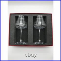Chateau Baccarat Vin Rouge Red Wine Crystal Set Of 2 New In Sealed Box
