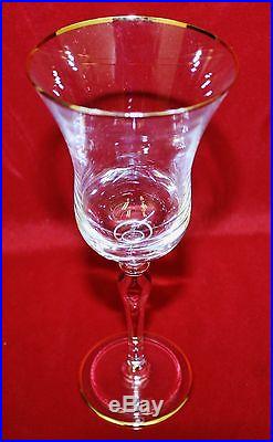 Christian Dior Crystal Triomphe Water Goblets Set of 12 MINT
