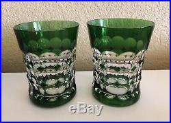 Christian LaCroix Crystal Tumblers- Mint Set Of 10 In Five Different Colors