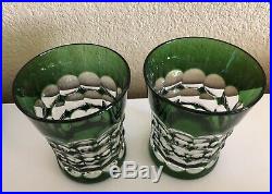 Christian LaCroix Crystal Tumblers- Mint Set Of 10 In Five Different Colors