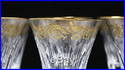 Christofle 24 Piece'Marly' Crystal Glass Set Champagne, Water, and Wine