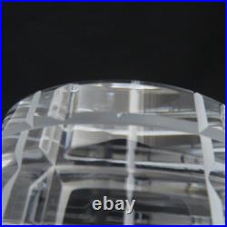 Christofle Glass Set of 2 Scottish Crystal Rock Tumblers Whiskey Barware Elegant
