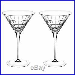 Christofle Graphik Martini Glass Set of 2