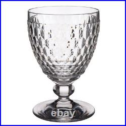 Clear Crystal Wine Goblet 4pc Set Red White Drink Glass Ware Dishwasher Safe New