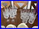 Clear Cut Crystal Glass Drinkware Set Wine Goblets & Tall Tumblers, Clear