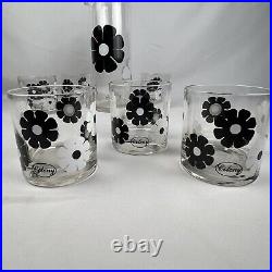 Colony Crystal Signed MCM Mid Century Modern Moonflower Glassware 7-Pc Set