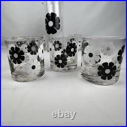 Colony Crystal Signed MCM Mid Century Modern Moonflower Glassware 7-Pc Set