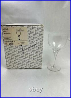 Complete Set Vintage Rosenthal Lotus Plain Crystal Glassware
