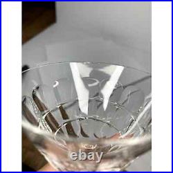 Copied Baccarat Clear Crystal Glasses Set of Two