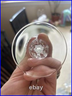 Cristal D'Arque Wine Glasses Set of 16 Perfect Condition Antique Crystal