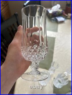 Cristal D'Arque Wine Glasses Set of 16 Perfect Condition Antique Crystal