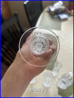 Cristal D'Arque Wine Glasses Set of 16 Perfect Condition Antique Crystal