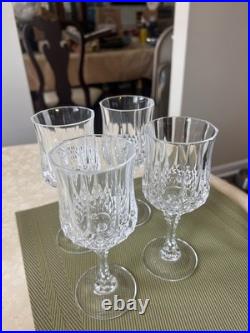 Cristal D'Arque Wine Glasses Set of 16 Perfect Condition Antique Crystal