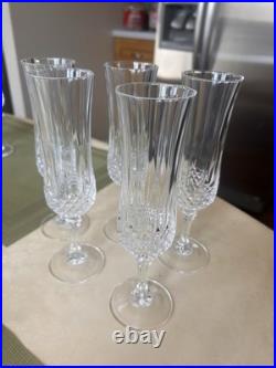 Cristal D'Arque Wine Glasses Set of 16 Perfect Condition Antique Crystal
